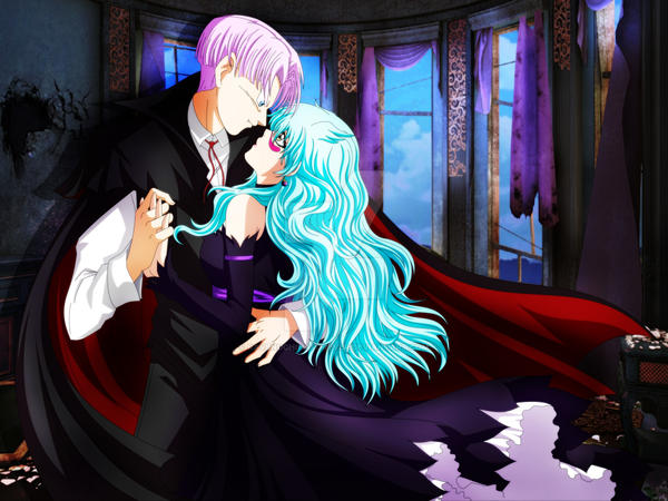 Trunks and Neliel -Vampire and Witch- by ravenuchihaforever on DeviantArt