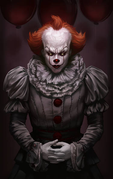 Pennywise IT Drawing by Bailee1660 on DeviantArt