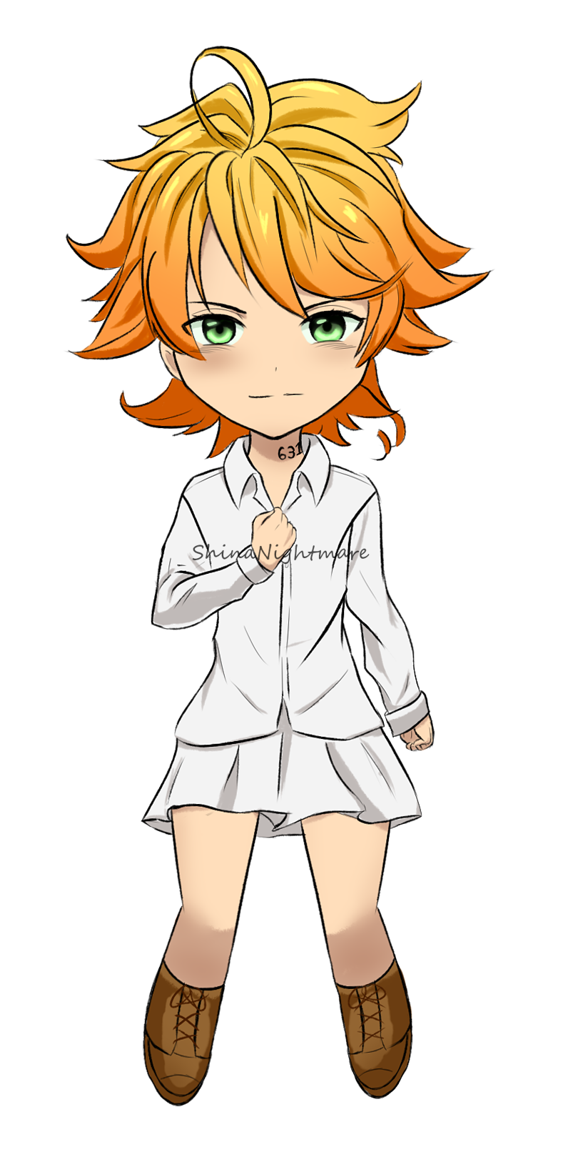 The Promised Neverland Anime Character Design Emma by Amanomoon on  DeviantArt