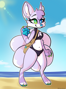 Kioni at the beach