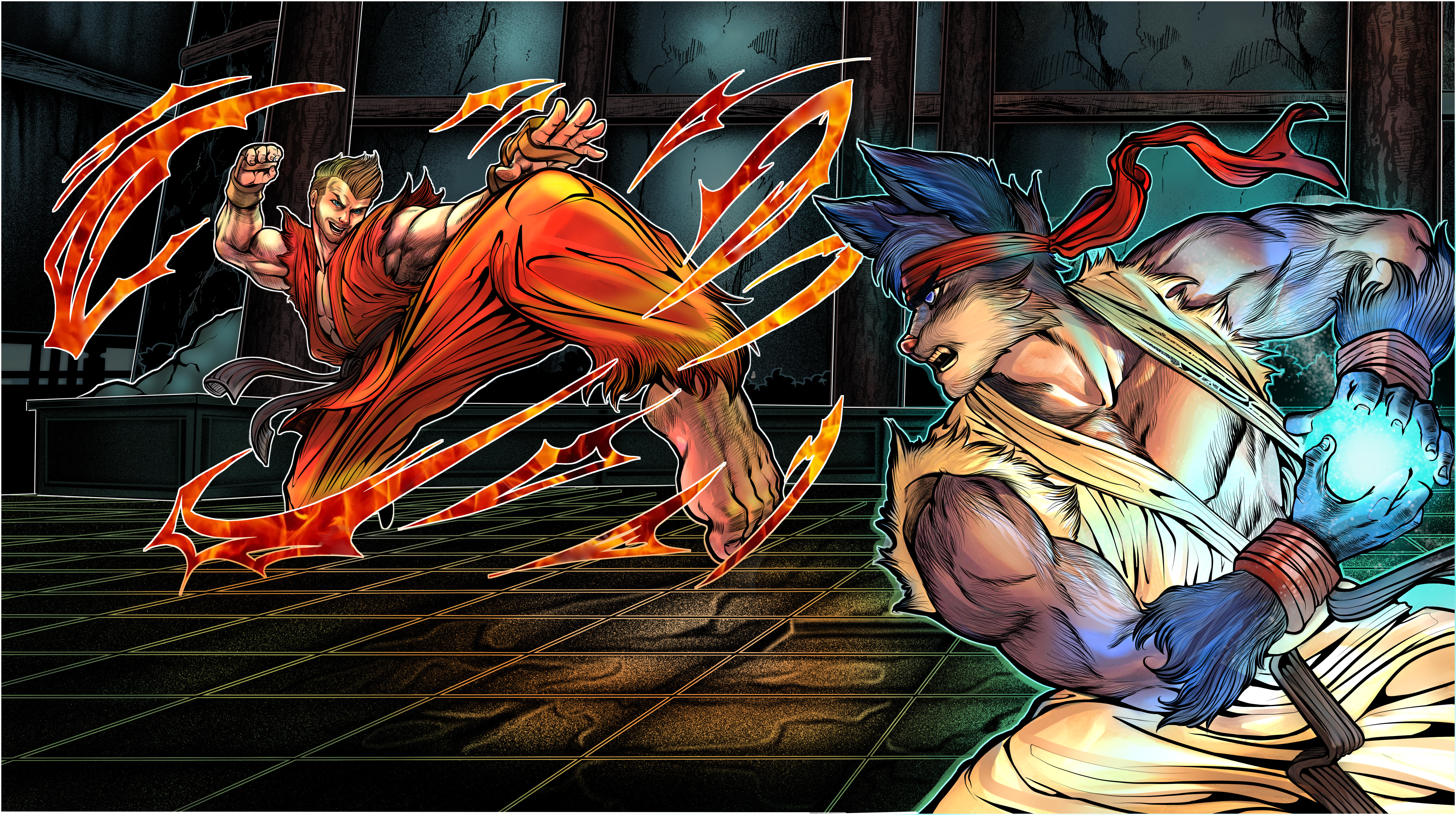 Street fighter VS Mortal Kombat by GENZOMAN on DeviantArt