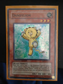 Yugioh Altered Art Dandylion as Kon (Bleach)