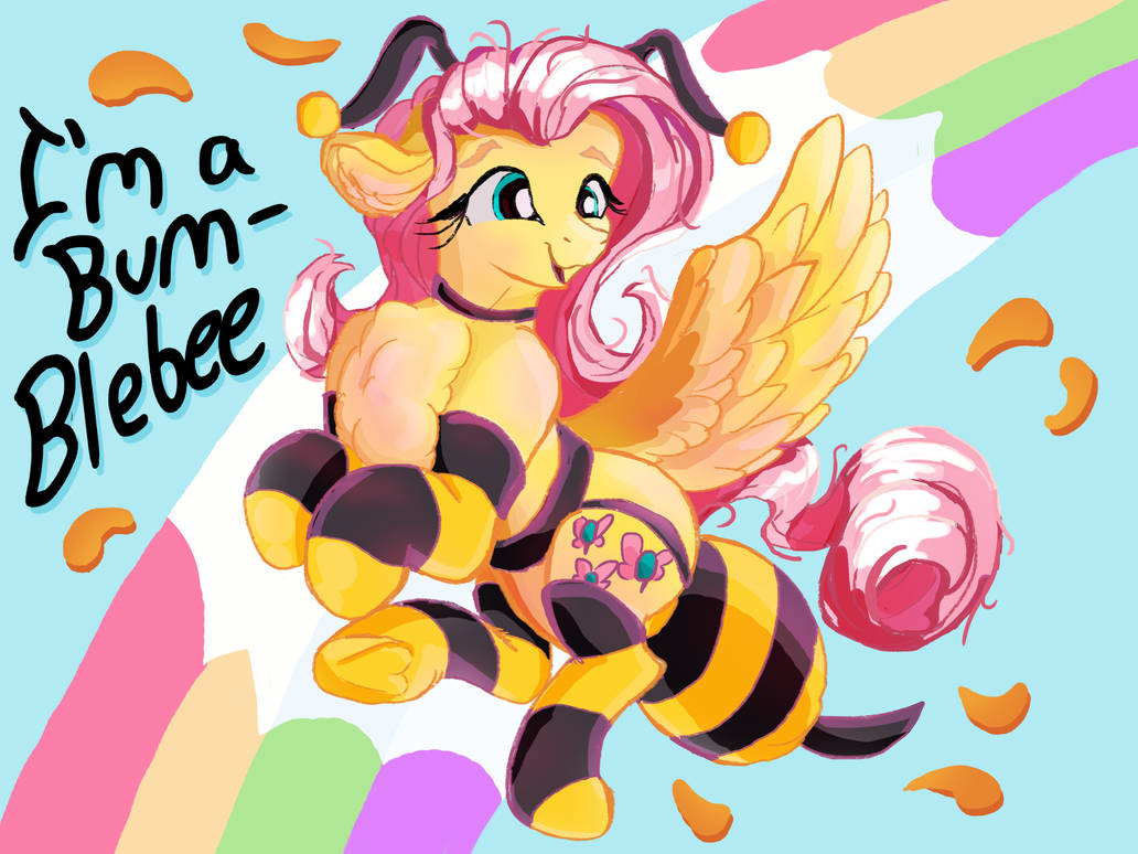 Flutter Bee Deviantart Fluttershy - I'm a Bumblebee by Br0via on DeviantArt