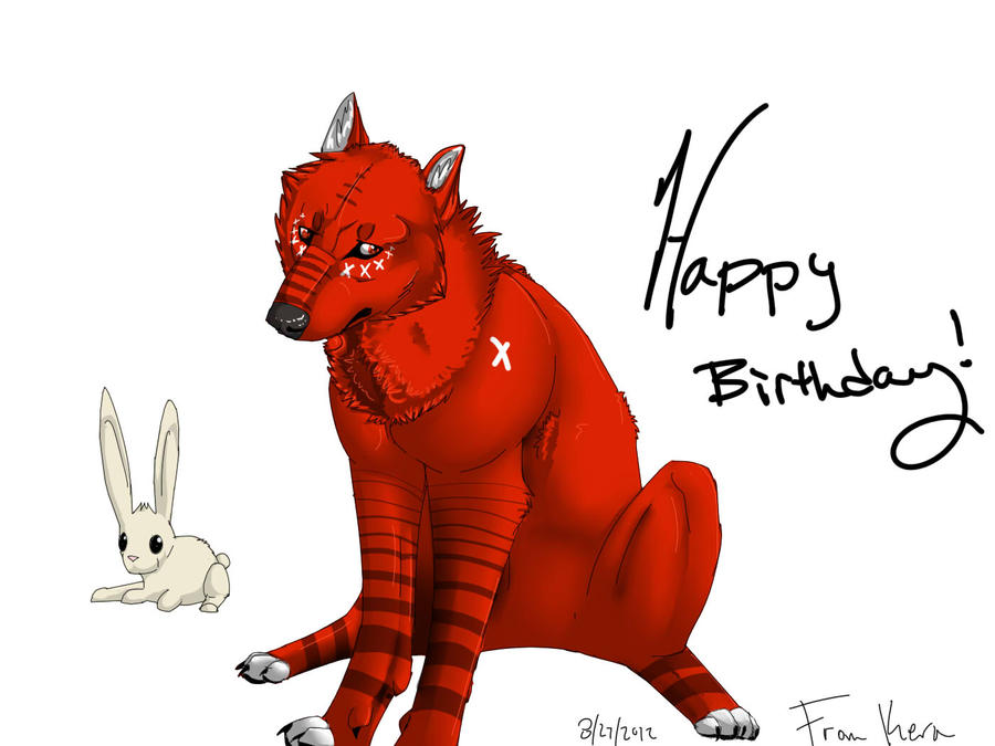 Wolf and rabbit by KeraJoan on DeviantArt
