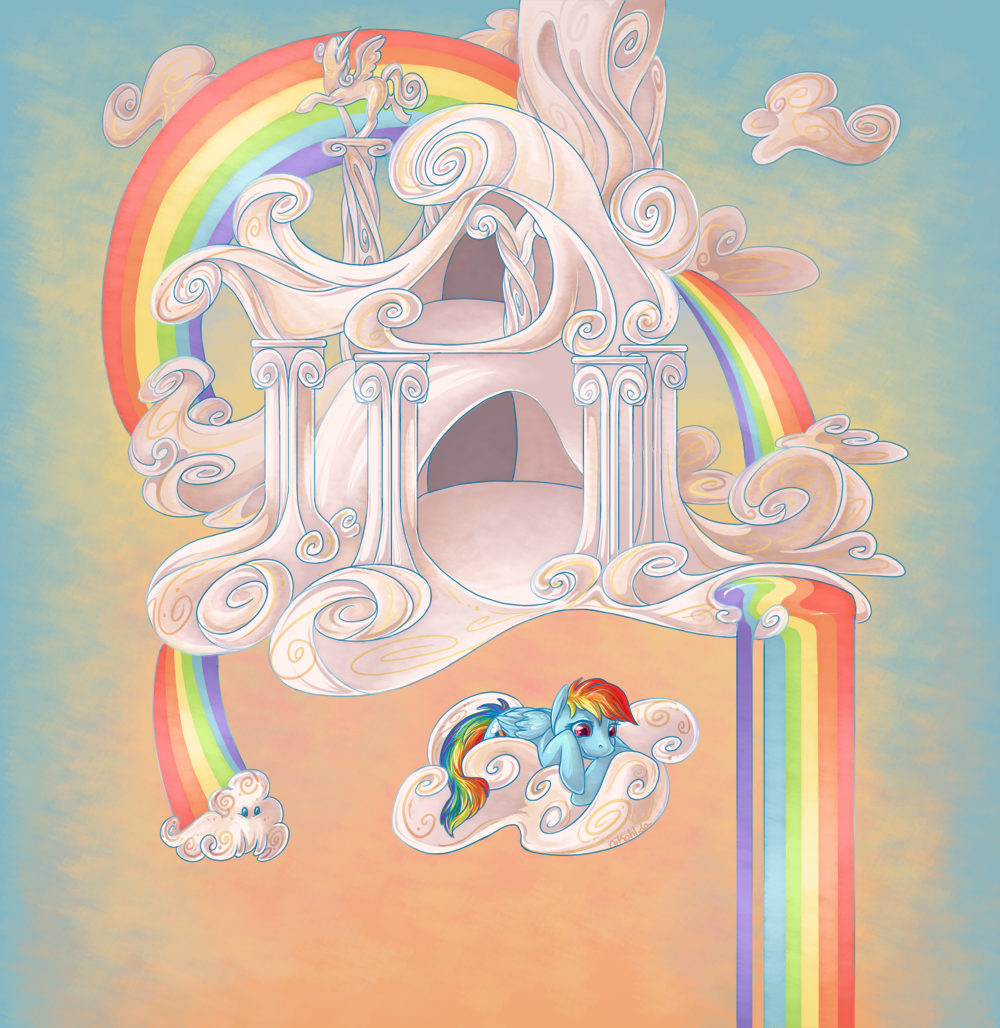 Rainbow Dash's Cloud Home