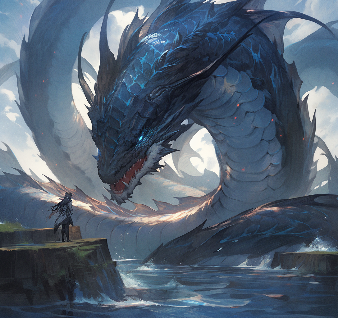 Sea Leviathan Dragon Niji by cki22 on DeviantArt