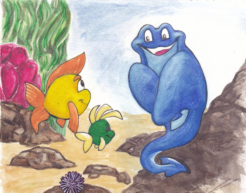 Ray Fakemon Sketchy Meeting with Ray the Manta Ray by RivkahWinter on DeviantArt