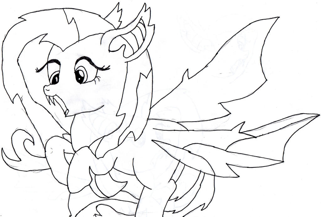 Flutterbat Colouring Flutterbat by UmbreonDarkLight on DeviantArt