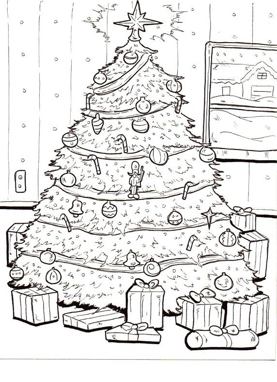 holiday coloring book page 1