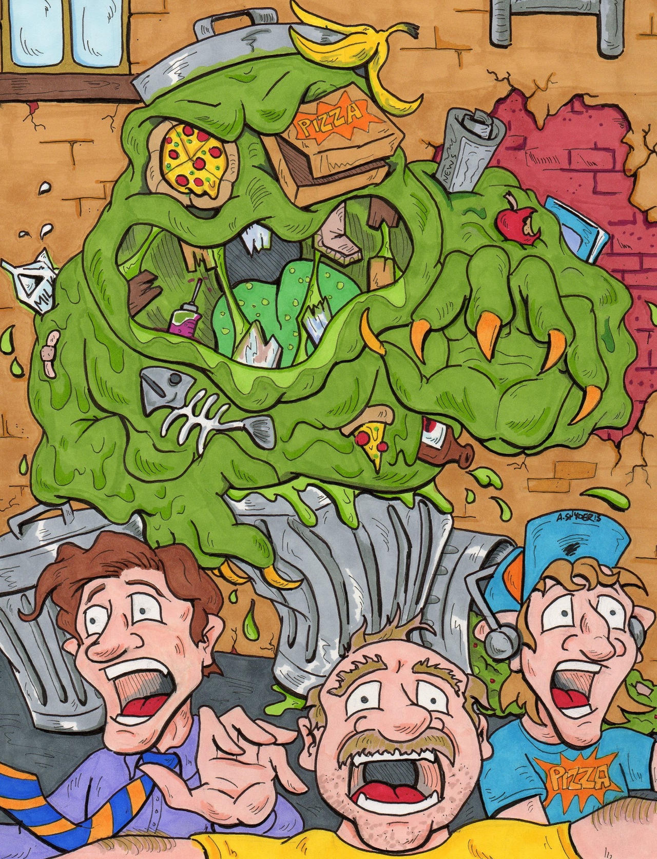 Devil Garbage Garbage Monster by lagatowolfwood on DeviantArt