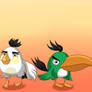 Angry birds in movie style