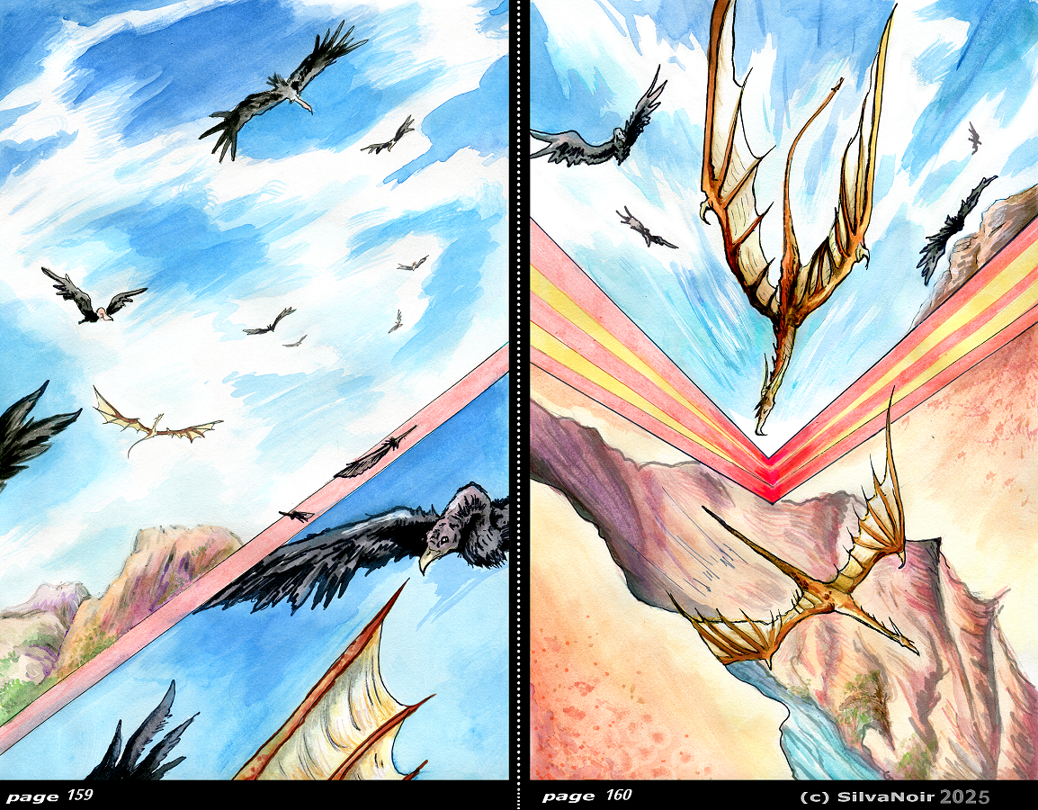 DarkDragons:Blue pgs 159 and 160