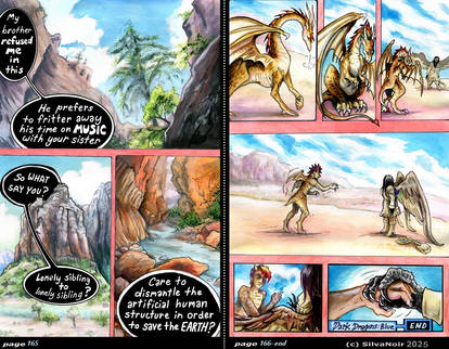 DarkDragons:BLUE pgs 165 and 166