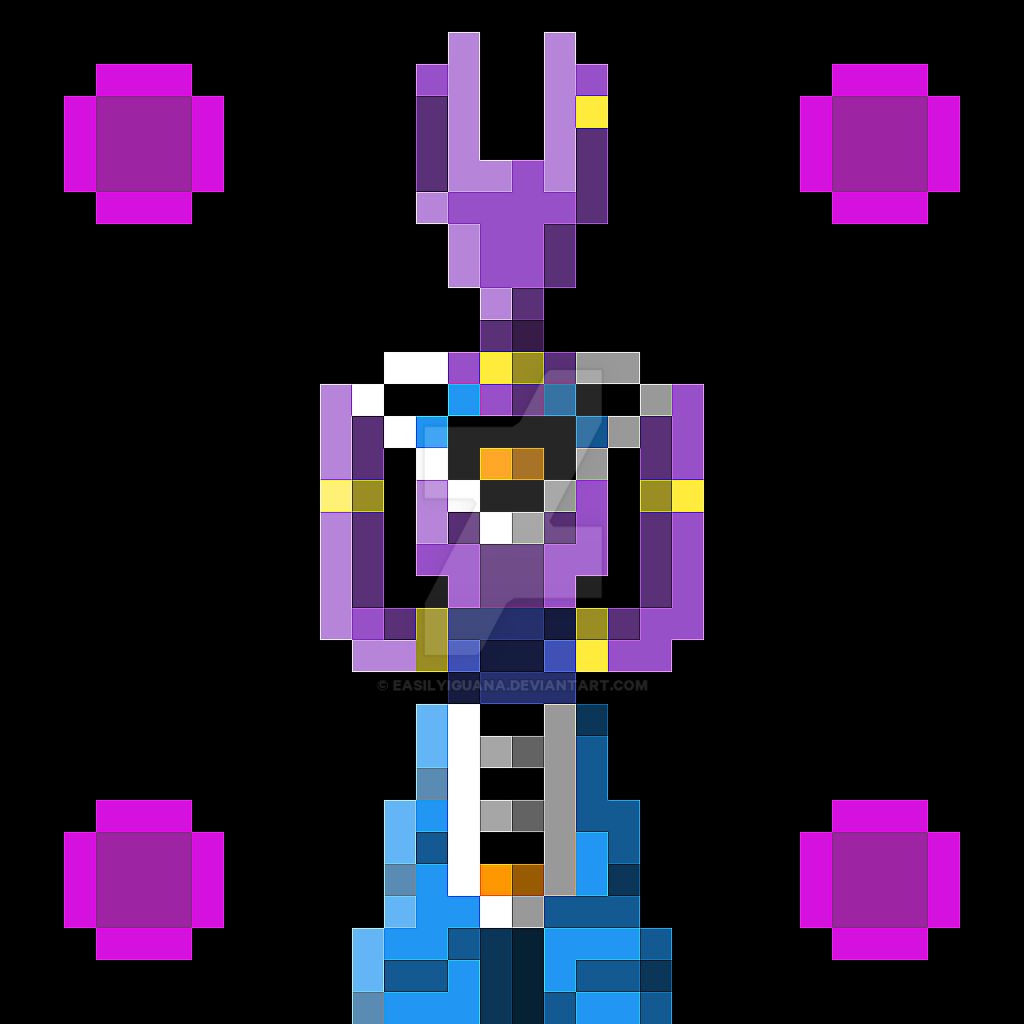 Dragon Ball Super - Lord Beerus Pixel Art by EasilyIguana on DeviantArt
