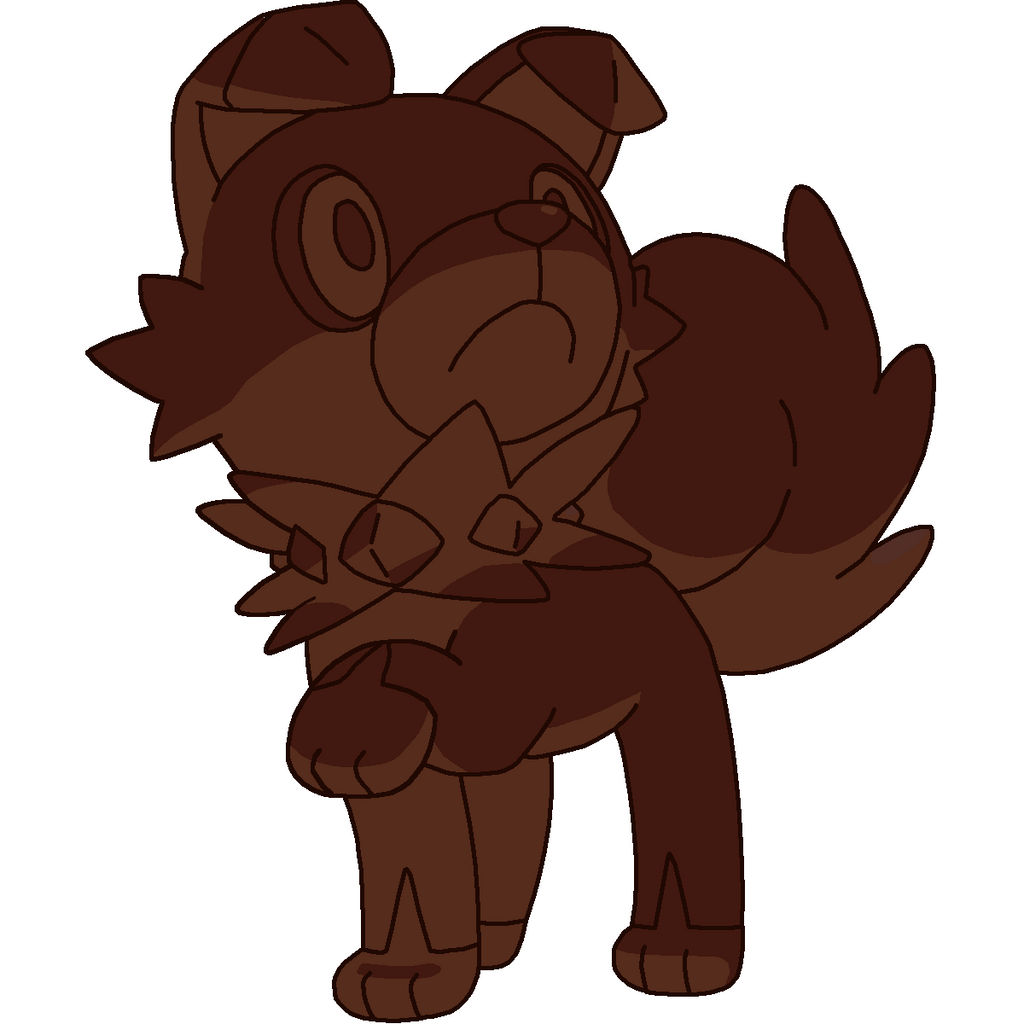 Rock Rockruff Rock Pokemon Dog