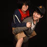 Tadashi and Hiro cosplay