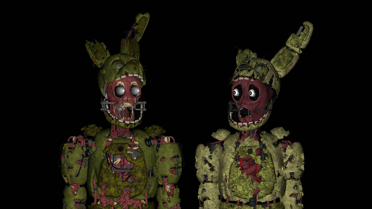How are springtrap models different? by springtrapTH on DeviantArt
