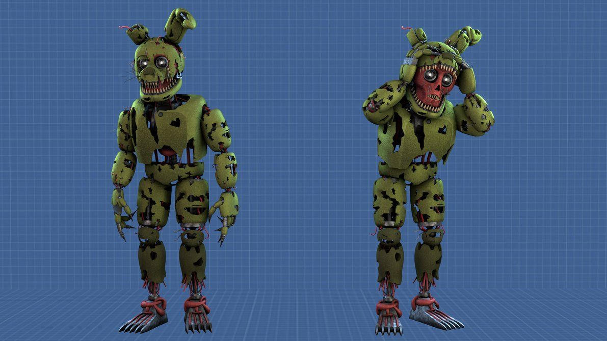 Springtrap Variants nightmare springtrap v.2 by springtrapTH on DeviantArt