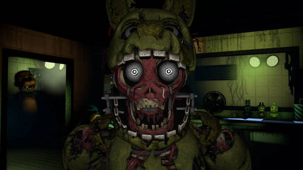 Fnaf 3 p3d springtrap jumpscare