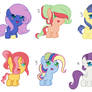 Fluttershy x Orther ponies adopts (OPEN)