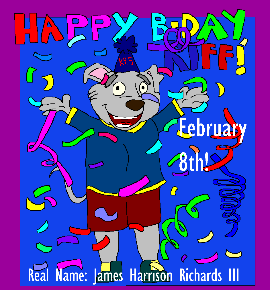 Happy Birthday Riff! by BrianCoukisArt on DeviantArt