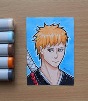 ACEO card - Ichigo Kurosaki