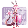 OfferToAdopt: Cherryblossom Dragon (CLOSED)