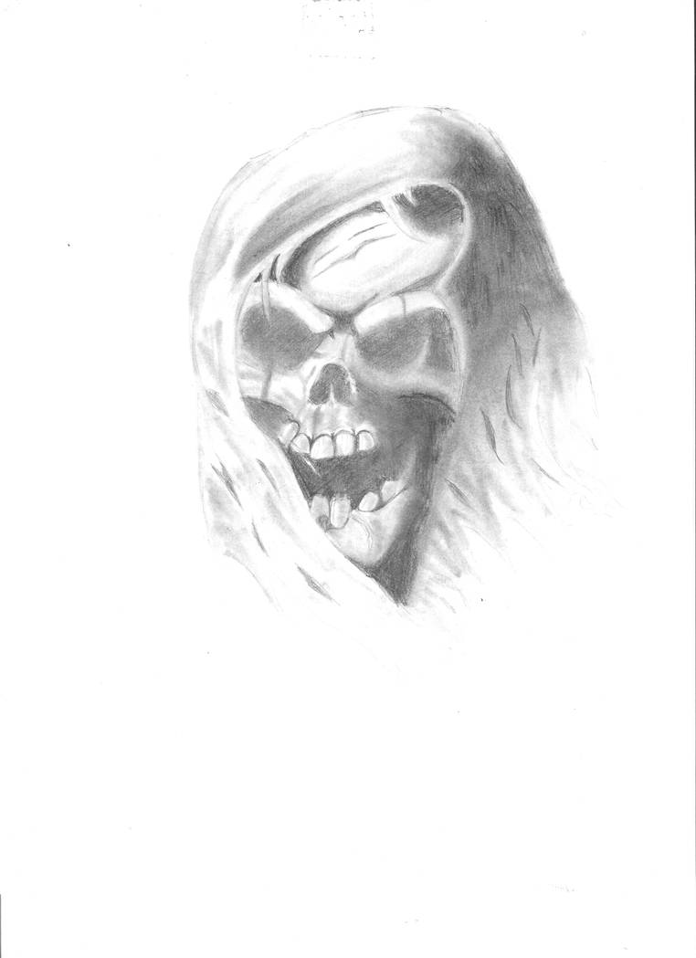 Hooded Skull Tattoo. by PainInMyIrish on DeviantArt