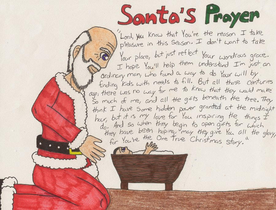 Santa's Prayer by MSKM2001 on DeviantArt Santa's Prayer by MSKM2001 on DeviantArt