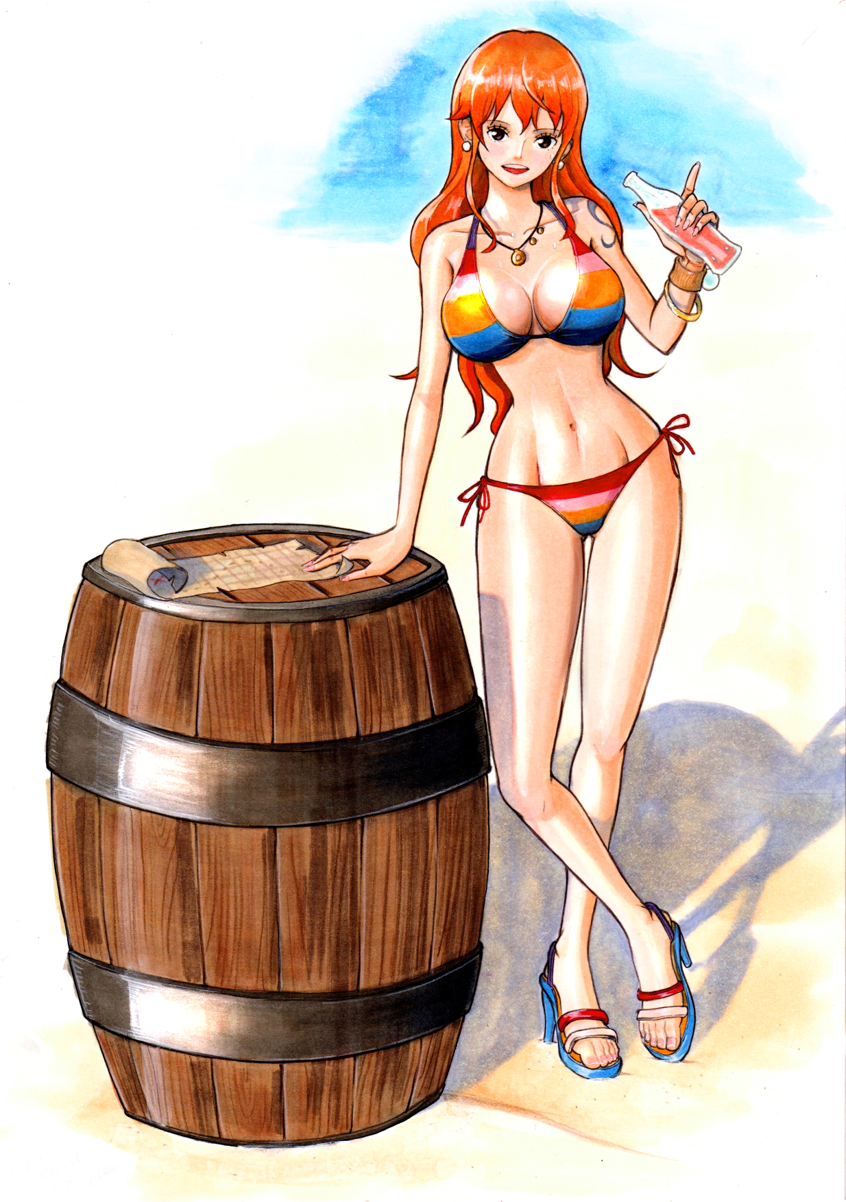 Nami. One Piece Film Z.  One piece nami, Manga anime one piece