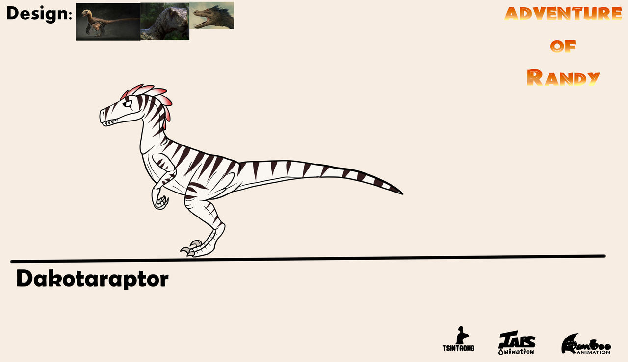 Adventure of Randy Design: Dakotaraptor by DinosDouisen on DeviantArt