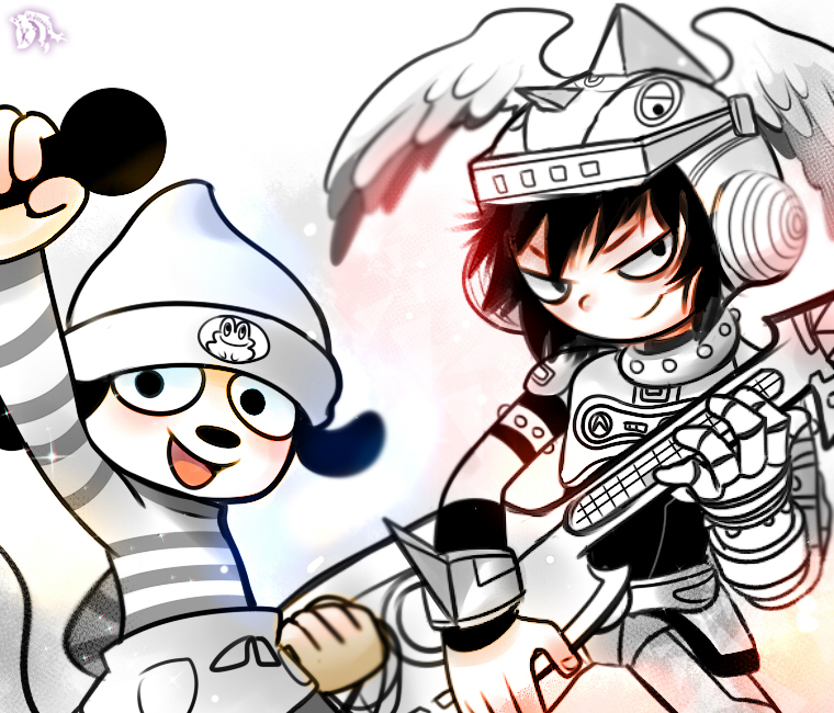 Parappa And Gitarooman By Dierabbit On Deviantart Parappa And Gitarooman By Dierabbit On Deviantart