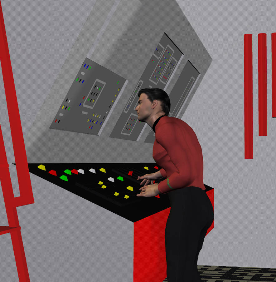Scotty in Engineering by davemetlesits on DeviantArt