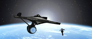 Enterprise departing