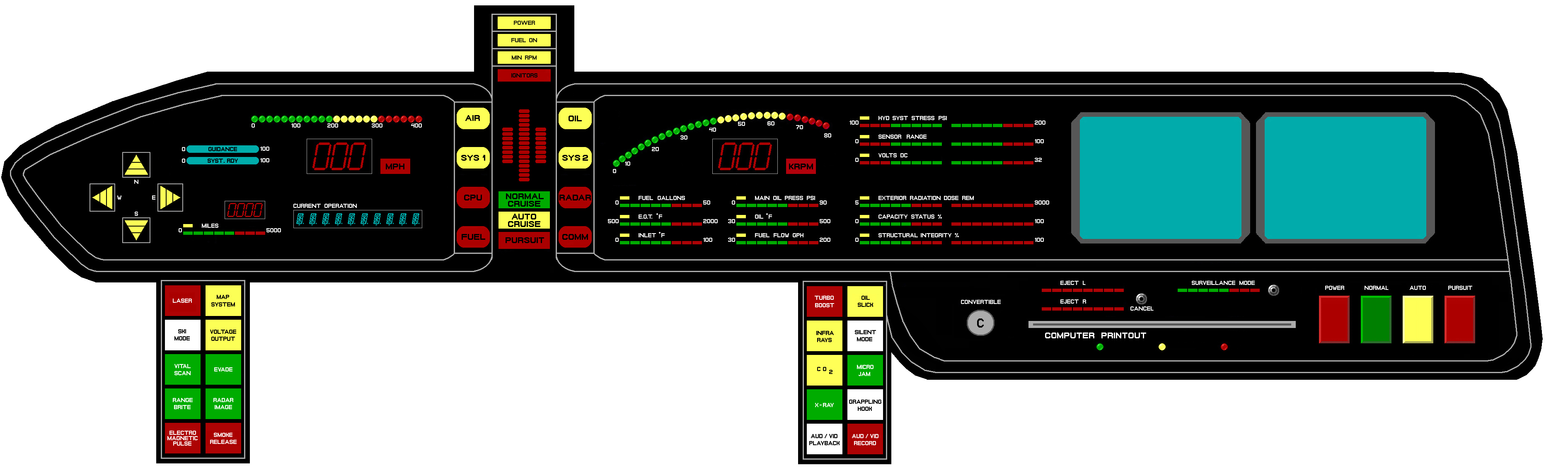 Mainstream 2 Kitt dash