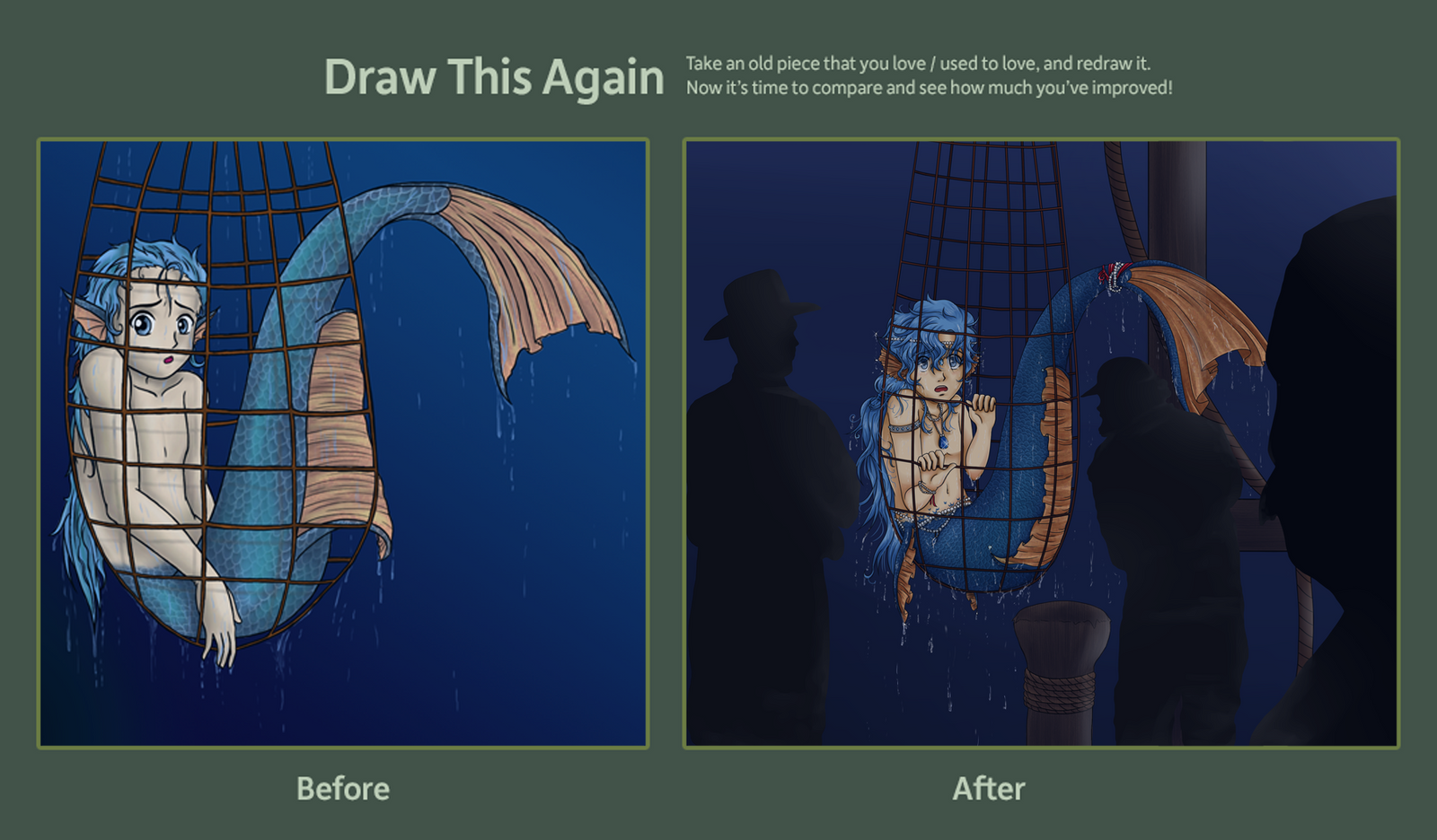 DRAW THIS AGAIN CONTEST: Catch of the day by Ya-e