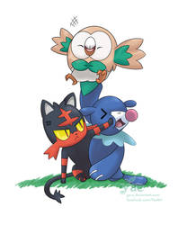 Pokemon Sun / Moon Starters