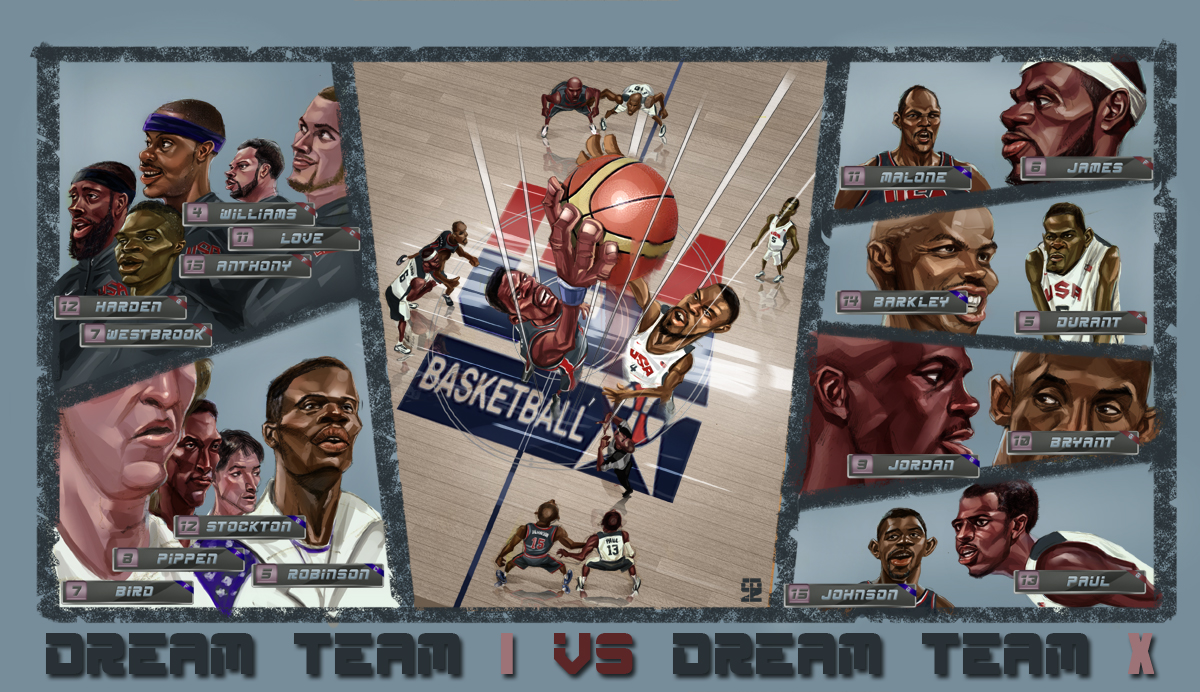 Dream team 1 VS Dream team 10