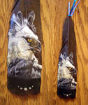 Featherpainting - Harpy Eagle by Novawuff