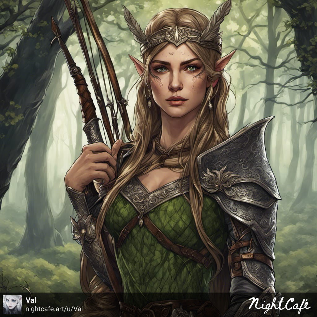 Elven Ranger by xLaValentinax on DeviantArt