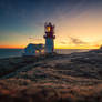 Sunset Lindesnes lighthouse II