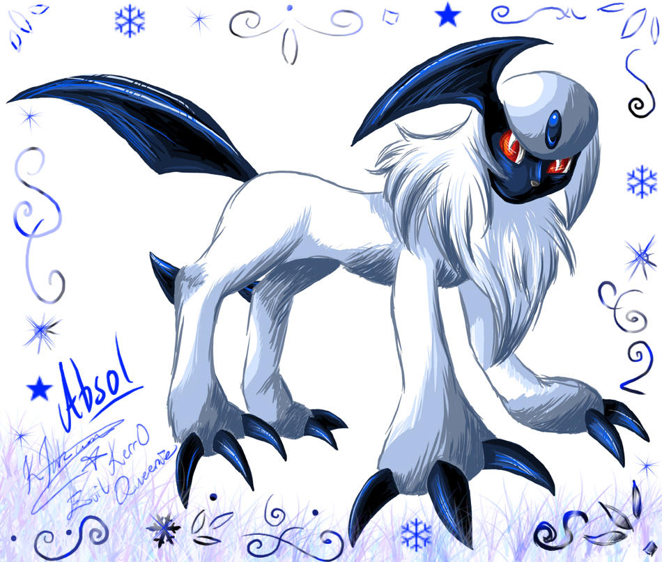 Absol by EvilQueenie on DeviantArt