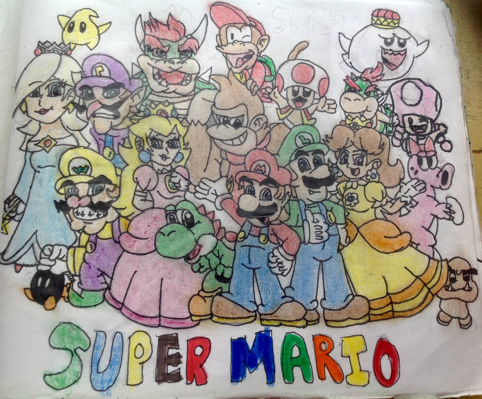 Mario Colorforms Mario A Color
