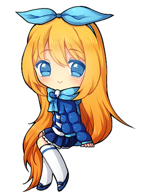 .: Commission example - Sitting Chibi Base  :.