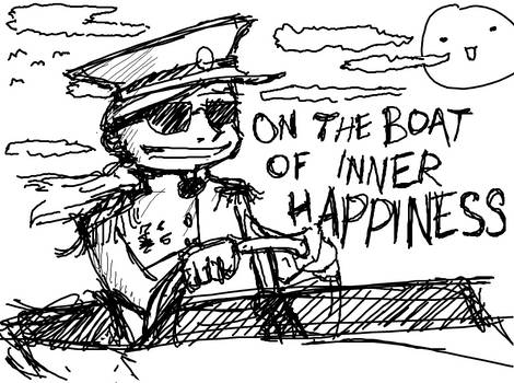 On The Boat of Inner Happiness