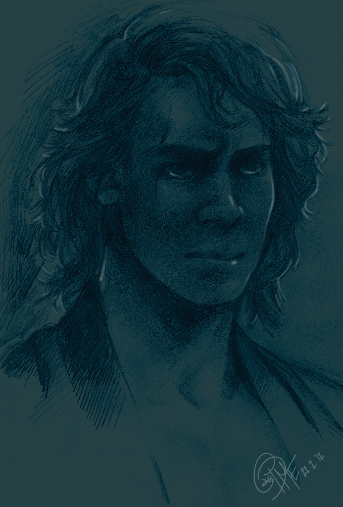 Anakin Blue Sketch