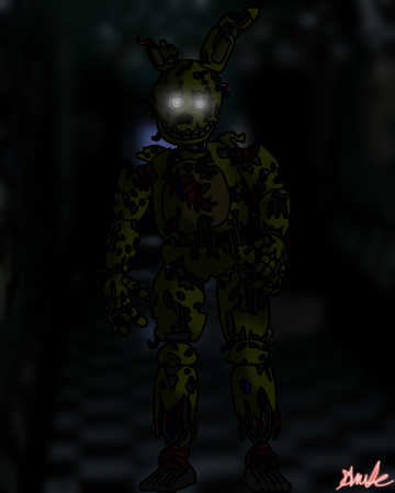 Spring Trap Scott Model Springtrap (Scott's Model Traced) by Sh4D34RT on DeviantArt