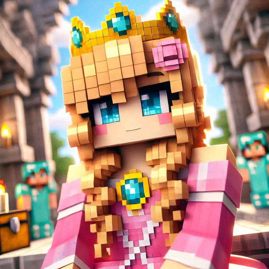 Minecraft Saunders Roe Princess Minecraft Princess by LilDarcyLady on DeviantArt