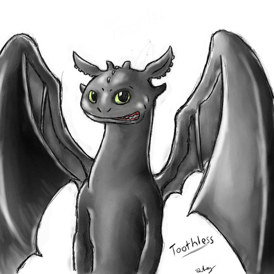 ToothlessSketch by shadowbane91 on DeviantArt
