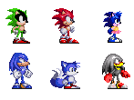 Sonic Glitch Characters by Maple-Cherry-Snow on DeviantArt